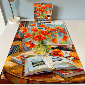 Puzzle eleganza arancione puzzle 1000 pezzi